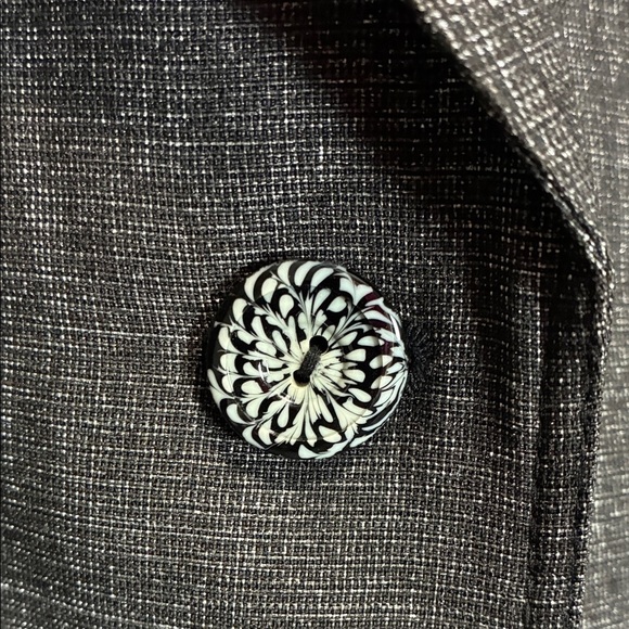 Kasper Gray Career Blazer Size 12 Professional Office Suit Jacket - Picture 4 of 11